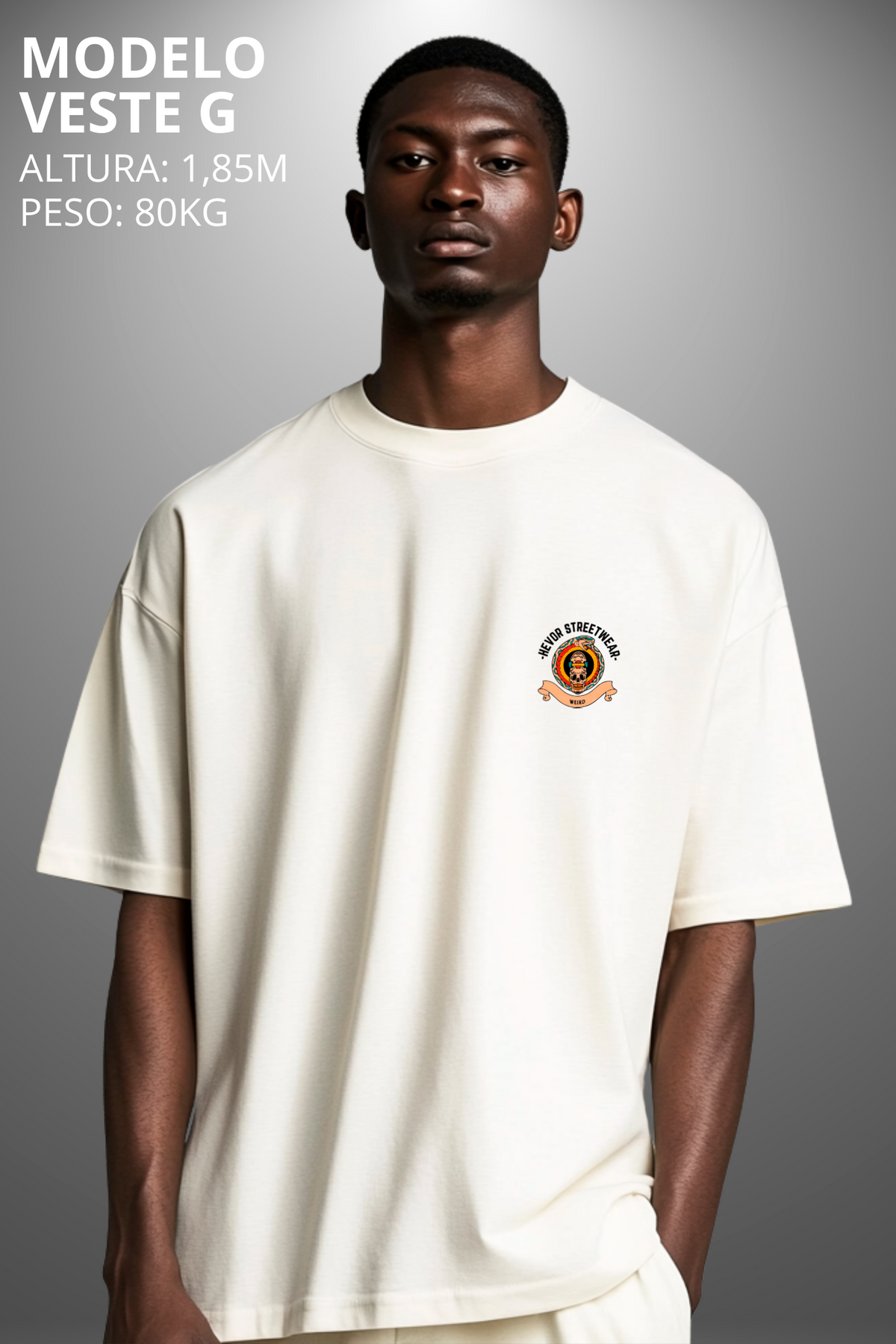 Camiseta Oversized Tshirt Hevor Tarot A Vida é um Sonho