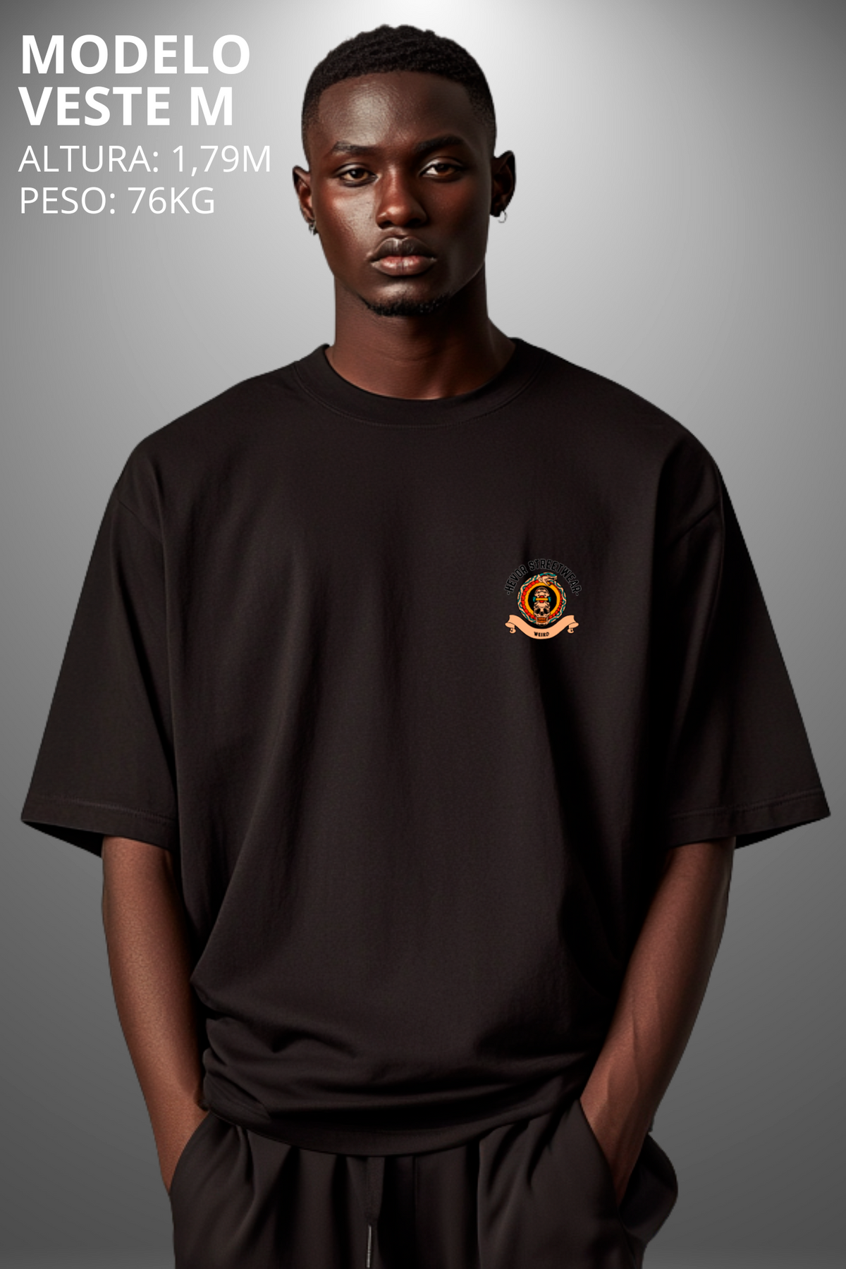 Camiseta Oversized Tshirt Hevor Tarot Death