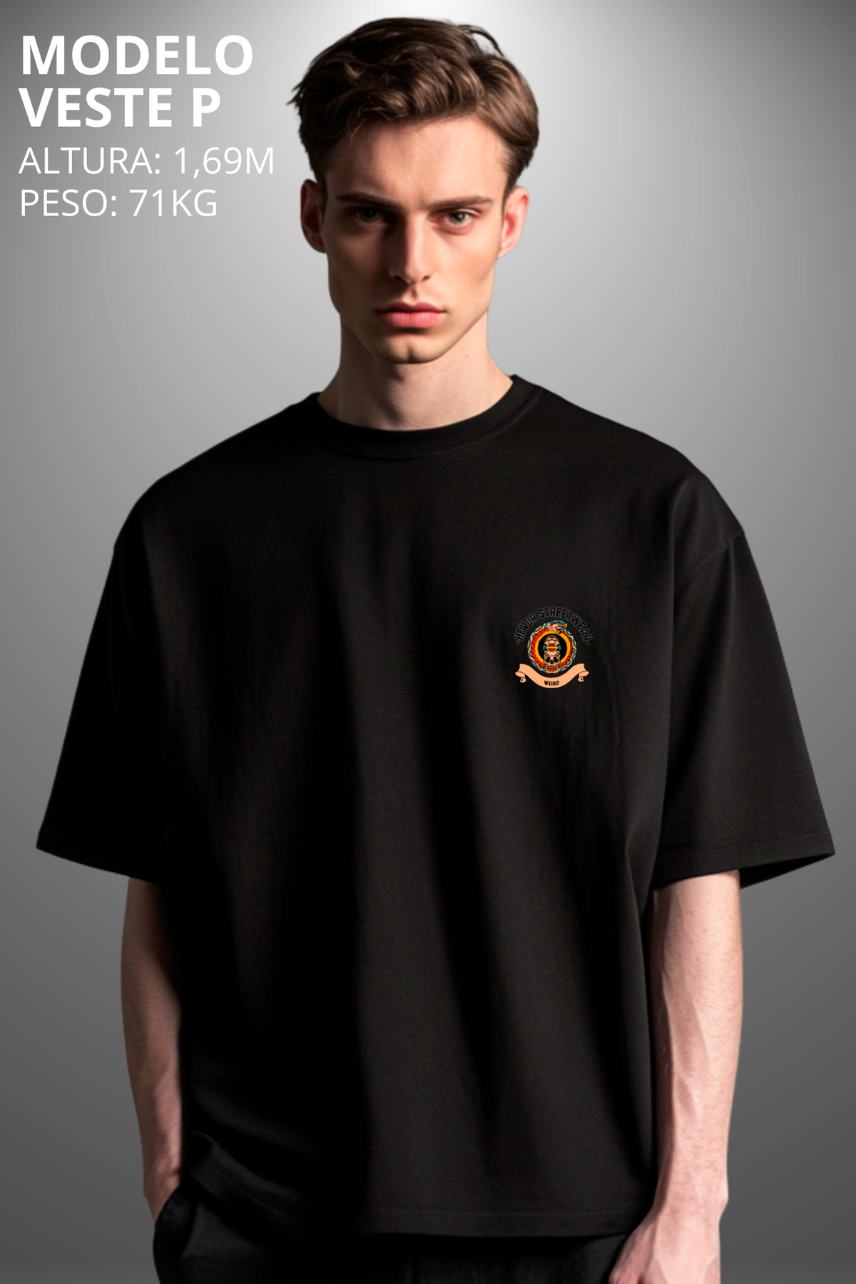 Camiseta Oversized Tshirt Hevor Tarot Chose Bee