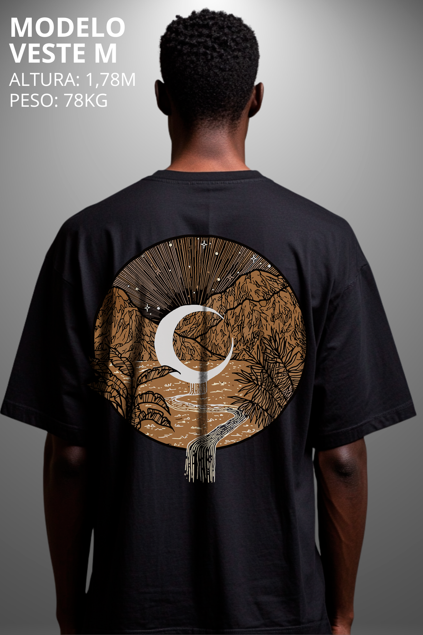 Camiseta Oversized Tshirt Hevor Exclusive Nigth