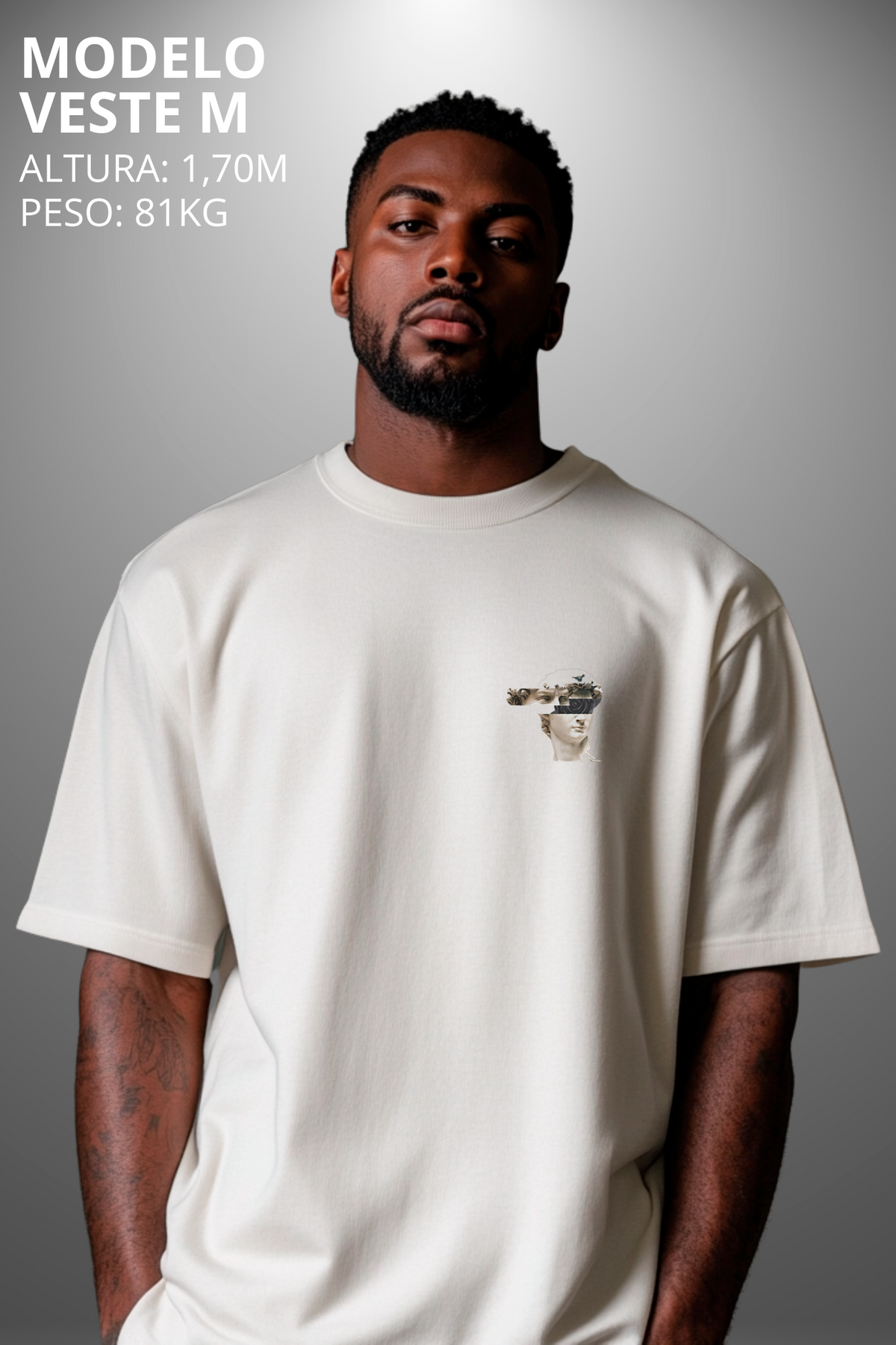 Camiseta Oversized Tshirt Hevor Despojada Renascense