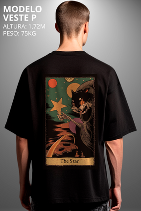 Camiseta Oversized Tshirt Hevor Tarot The Star