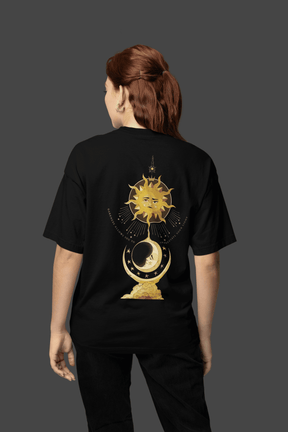 Camiseta Oversized Tshirt Hevor Exclusive Moon Sun
