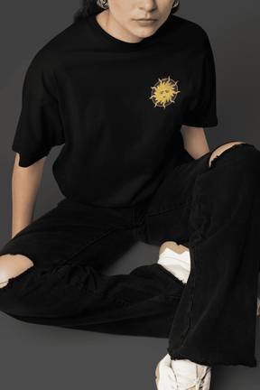 Camiseta Oversized Tshirt Hevor Exclusive Moon Sun