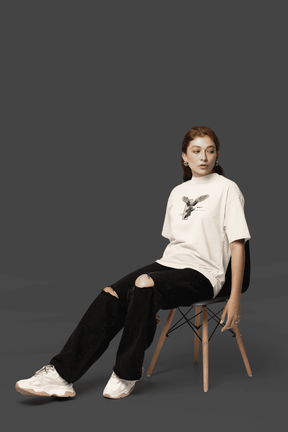 Camiseta Oversized Tshirt Hevor Despojada Arcanjo Angelo